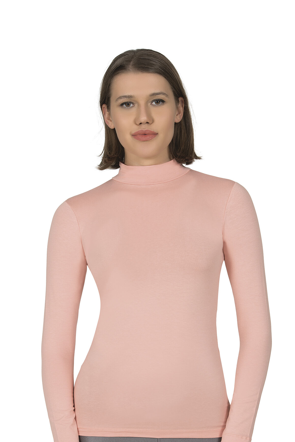 Özkan 26031 Kadın Pamuklu Uzun Kollu Balıkçı Yaka Body