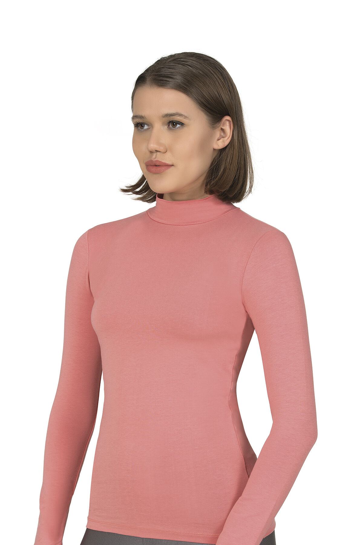 Özkan 26031 Kadın Pamuklu Uzun Kollu Balıkçı Yaka Body