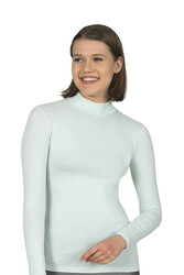 Özkan 26031 Kadın Pamuklu Uzun Kollu Balıkçı Yaka Body - Thumbnail