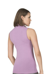 Özkan 26032 Kadın Pamuklu Sıfır Kol Balıkçı Yaka Body - Thumbnail