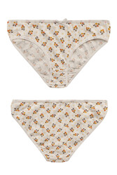 Özkan 26481 7'li Paket Kadın Pamuklu Desenli Likralı Süprem Esnek Rahat Slip Bikini Külot - Thumbnail
