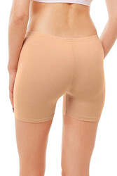 Özkan 26591 5'li Paket Kadın Pamuklu Likralı Süprem Esnek Rahat Ara Boy Diz Üstü Kısa Tayt Şort Boxer - Thumbnail