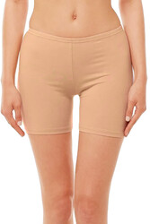 Özkan 26591 5'li Paket Kadın Pamuklu Likralı Süprem Esnek Rahat Ara Boy Diz Üstü Kısa Tayt Şort Boxer - Thumbnail