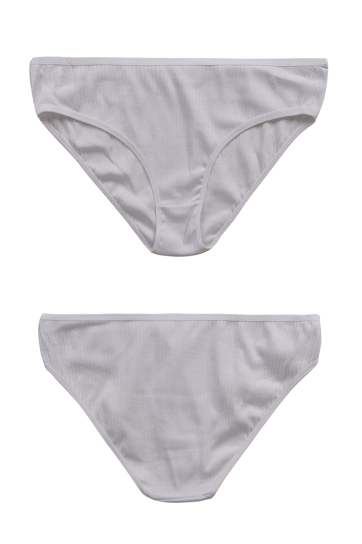 Özkan 26798 7'li Paket Kadın Fitilli Ribana Pamuklu Esnek Rahat Slip Bikini Külot