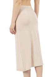 Özkan 26975 Kadın Viskon Kumaş Diz Altı Uzun Etek Elbise Astarı Jüpon Kombinezon - Thumbnail