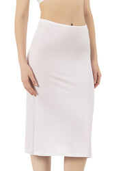 Özkan 26992 Kadın Viskon Diz Altı Orta Boy Astar Jüpon Kombinezon - Thumbnail