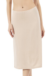 Özkan 26992 Kadın Viskon Diz Altı Orta Boy Astar Jüpon Kombinezon - Thumbnail