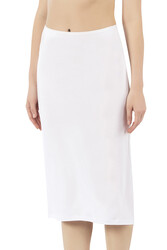 Özkan 26992 Kadın Viskon Diz Altı Orta Boy Astar Jüpon Kombinezon - Thumbnail