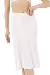 Özkan 26992 Kadın Viskon Diz Altı Orta Boy Astar Jüpon Kombinezon - Thumbnail