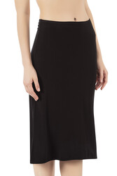 Özkan 26992 Kadın Viskon Diz Altı Orta Boy Astar Jüpon Kombinezon - Thumbnail