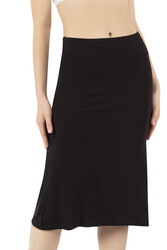 Özkan 26992 Kadın Viskon Diz Altı Orta Boy Astar Jüpon Kombinezon - Thumbnail