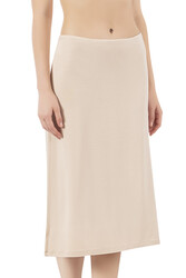 Özkan 26992 Kadın Viskon Diz Altı Orta Boy Astar Jüpon Kombinezon - Thumbnail