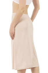 Özkan 26992 Kadın Viskon Diz Altı Orta Boy Astar Jüpon Kombinezon - Thumbnail