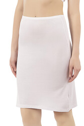 Özkan 27134 Kadın Viskon Kumaş Esnek Rahat Diz Üstü Astar Jüpon Kombinezon - Thumbnail