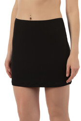 Özkan 27290 Kadın Viskon Diz Üstü Mini Boy Astar Jüpon Kombinezon - Thumbnail