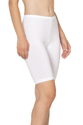 Özkan 27780 Kadın Premium Kumaş Modal Pamuklu Esnek Rahat Diz Üstü Toparlayıcı Yüksek Bel Kısa Tayt - Thumbnail