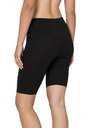 Özkan 27780 Kadın Premium Kumaş Modal Pamuklu Esnek Rahat Diz Üstü Toparlayıcı Yüksek Bel Kısa Tayt - Thumbnail