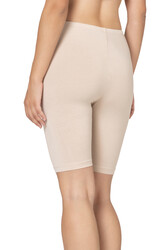 Özkan 27780 Kadın Premium Kumaş Modal Pamuklu Esnek Rahat Diz Üstü Toparlayıcı Yüksek Bel Kısa Tayt - Thumbnail