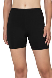 Özkan 27781 Kadın Premium Kumaş Modal Pamuklu Esnek Rahat Ara Boy Diz Üstü Kısa Tayt Şort Boxer - Thumbnail