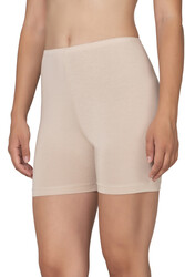 Özkan 27781 Kadın Premium Kumaş Modal Pamuklu Esnek Rahat Ara Boy Diz Üstü Kısa Tayt Şort Boxer - Thumbnail