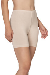 Özkan 27781 Kadın Premium Kumaş Modal Pamuklu Esnek Rahat Ara Boy Diz Üstü Kısa Tayt Şort Boxer - Thumbnail