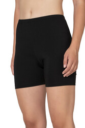 Özkan 27781 Kadın Premium Kumaş Modal Pamuklu Esnek Rahat Ara Boy Diz Üstü Kısa Tayt Şort Boxer - Thumbnail