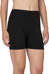 Özkan 27781 Kadın Premium Kumaş Modal Pamuklu Esnek Rahat Ara Boy Diz Üstü Kısa Tayt Şort Boxer - Thumbnail