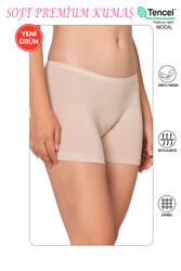 Özkan 27782 Kadın Premium Kumaş Modal Pamuklu Esnek Rahat Mini Boxer Şort Tayt - Thumbnail