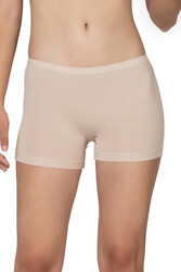 Özkan 27782 Kadın Premium Kumaş Modal Pamuklu Esnek Rahat Mini Boxer Şort Tayt - Thumbnail