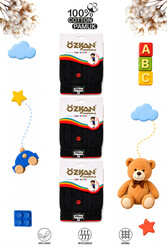 Özkan 31223 3'lü Paket Erkek Çocuk %100 Pamuklu Premium Kumaş Rahat Klasik Kesim Süprem Penye Boxer Şort Külot - Thumbnail
