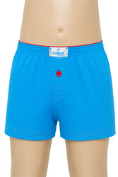 Özkan 31223 3'lü Paket Erkek Çocuk %100 Pamuklu Premium Kumaş Rahat Klasik Kesim Süprem Penye Boxer Şort Külot - Thumbnail