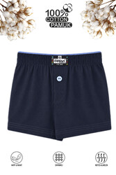 Özkan 31223 Erkek Çocuk %100 Pamuklu Premium Kumaş Rahat Klasik Kesim Süprem Penye Boxer Şort Külot - Thumbnail