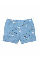 Özkan 31802 5'li Paket Erkek Çocuk Pamuklu Karışık Renkli Desenli Yumuşak Rahat Şort Boxer - Thumbnail