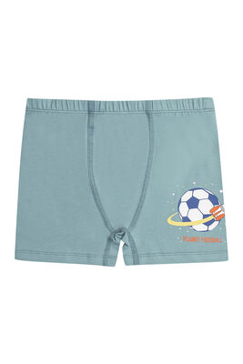 Özkan Underwear - Özkan 31802 5'li Paket Erkek Çocuk Pamuklu Karışık Renkli Desenli Yumuşak Rahat Şort Boxer (1)