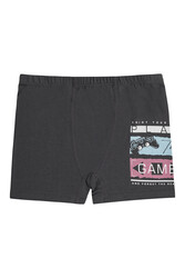 Özkan 31802 5'li Paket Erkek Çocuk Pamuklu Karışık Renkli Desenli Yumuşak Rahat Şort Boxer - Thumbnail