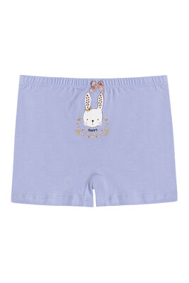 Özkan Underwear - Özkan 41602 5'li Paket Kız Çocuk Karışık Renkli Desenli Pamuklu Yumuşak Rahat Şort Boxer (1)