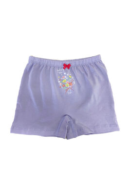 Özkan Underwear - Özkan 41602 5'li Paket Kız Çocuk Karışık Renkli Desenli Pamuklu Yumuşak Rahat Şort Boxer (1)