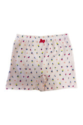 Özkan 41602 5'li Paket Kız Çocuk Karışık Renkli Desenli Pamuklu Yumuşak Rahat Şort Boxer - Thumbnail