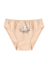 Özkan 41603 5'li Paket Kız Çocuk Karışık Renkli Desenli Pamuklu Yumuşak Slip Külot - Thumbnail