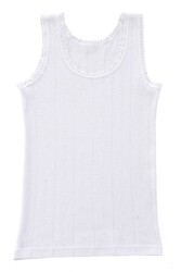 Özkan 42774 3'lü Paket Kız Çocuk %100 Pamuklu Transferli Ribana Esnek Rahat Kalın Askılı Atlet - Thumbnail