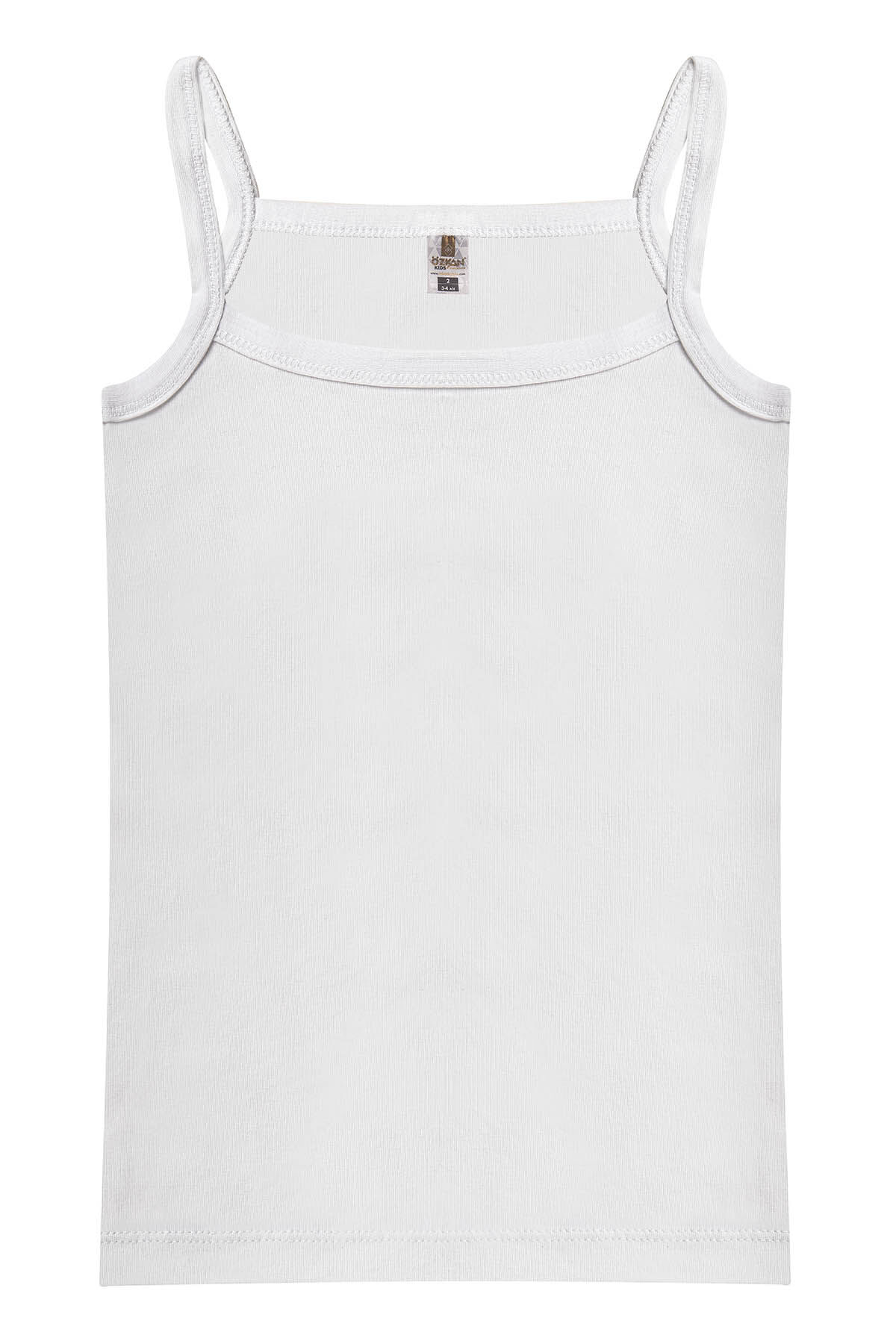 Özkan 43026 5'li Paket Kız Çocuk Pamuklu Likralı Süprem Esnek Rahat İp Askılı Atlet