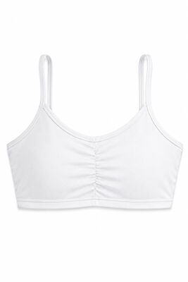 Özkan Underwear - Özkan 43725 3'lü Paket Kız Çocuk %95 Pamuklu Likralı Süprem Çıkarılabilir Pedli Alıştırma Sütyeni İp Askılı Yarım Atlet Büstiyer (1)