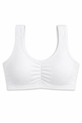Özkan Underwear - Özkan 43726 Kız Çocuk %95 Pamuklu Likralı Süprem Çıkarılabilir Pedli Alıştırma Sütyeni Kalın Askılı Yarım Atlet Büstiyer (1)