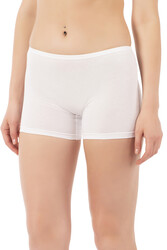 Özkan 0412 Kadın Likralı %95 Pamuklu Süprem Esnek Rahat Boxer Şort Tayt - Thumbnail