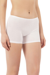 Özkan 0412 Kadın Likralı %95 Pamuklu Süprem Esnek Rahat Boxer Şort Tayt - Thumbnail