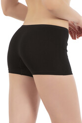 Özkan 0412 Kadın Likralı %95 Pamuklu Süprem Esnek Rahat Boxer Şort Tayt - Thumbnail