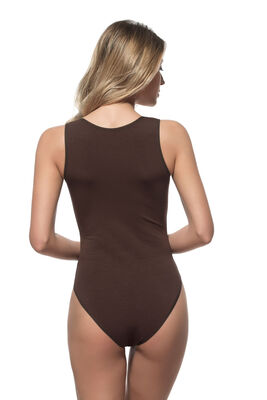 Özkan Underwear - Özkan 0602 Kadın Pamuklu Kalın Askılı Kancalı Çıtçıtlı Örme Body (1)