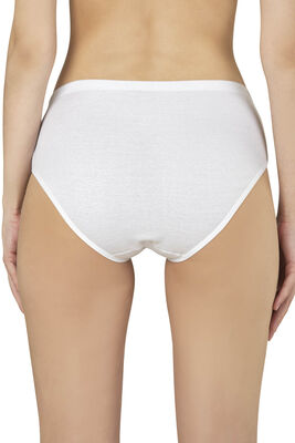 Özkan Underwear - Özkan 0305 Kadın Ribana Esnek Pamuklu Yüksek Bel Bato Külot