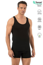 Özkan 10852 Erkek Premium Kumaş Pamuklu Modal Esnek Rahat Kalın Askılı Atlet - Thumbnail