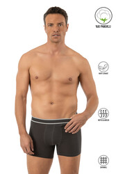 Özkan 11226 Erkek %95 Pamuklu Likralı Süprem Kumaş Esnek Rahat Boxer Şort - Thumbnail